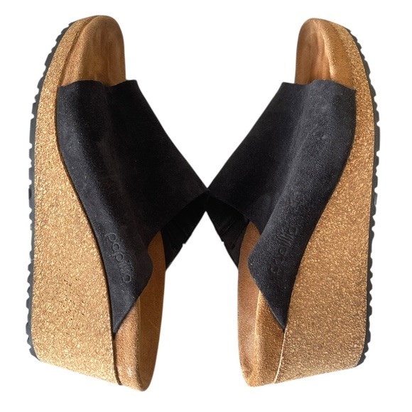 Papillio by Birkenstock Namica Wedge Slide Sandal Black Women's Size 6M - Picture 5 of 6